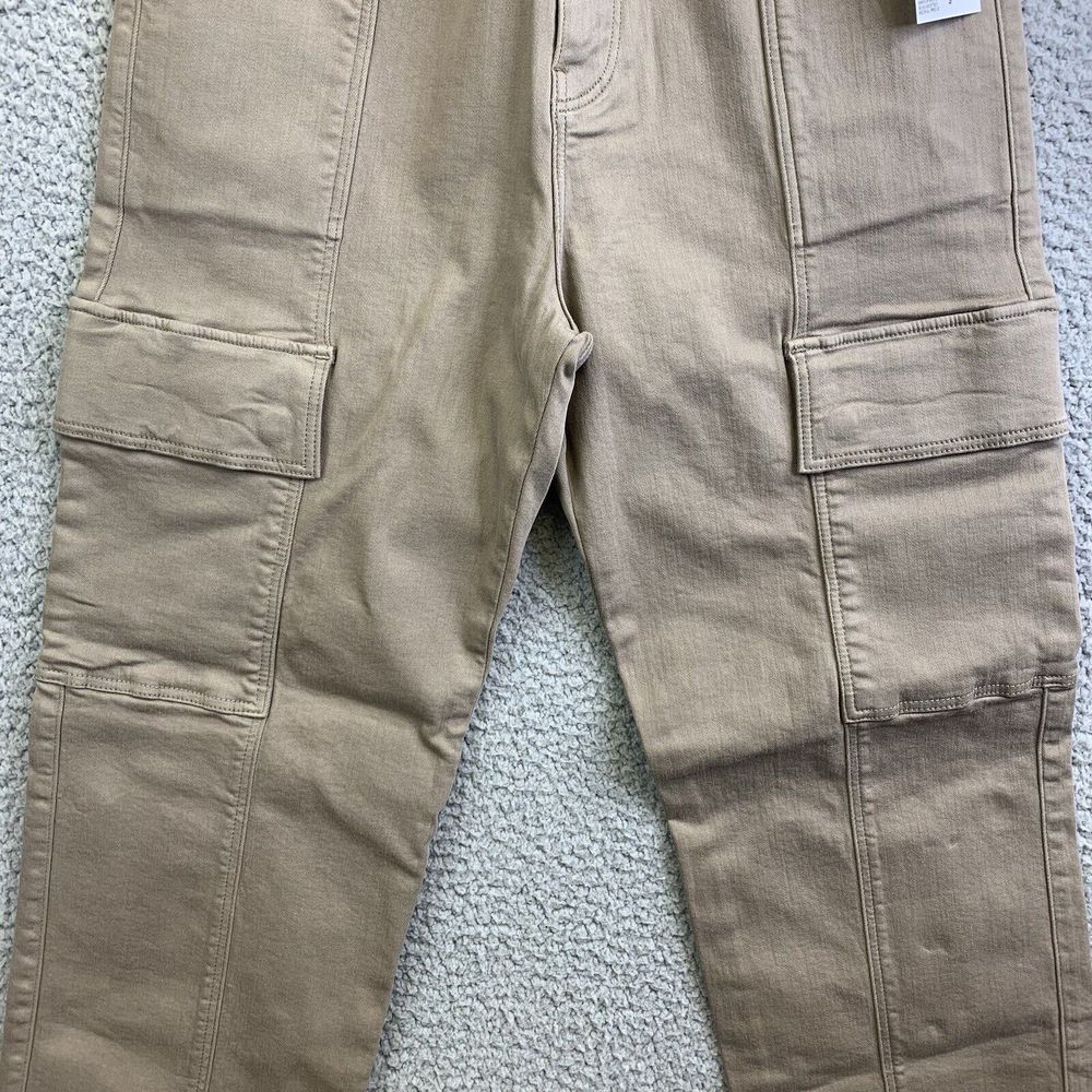 Mavi Cargo Pants Womens 27/27 Beige Khaki Sahara High Rise Stretch NWT - Picture 2 of 13